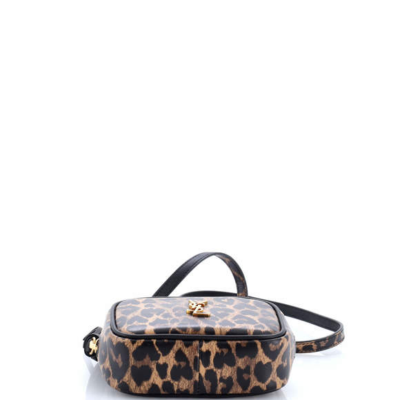 Saint Laurent Mini Classic Monogram Blogger Crossbody Bag Printed Leather - Picture 4 of 5